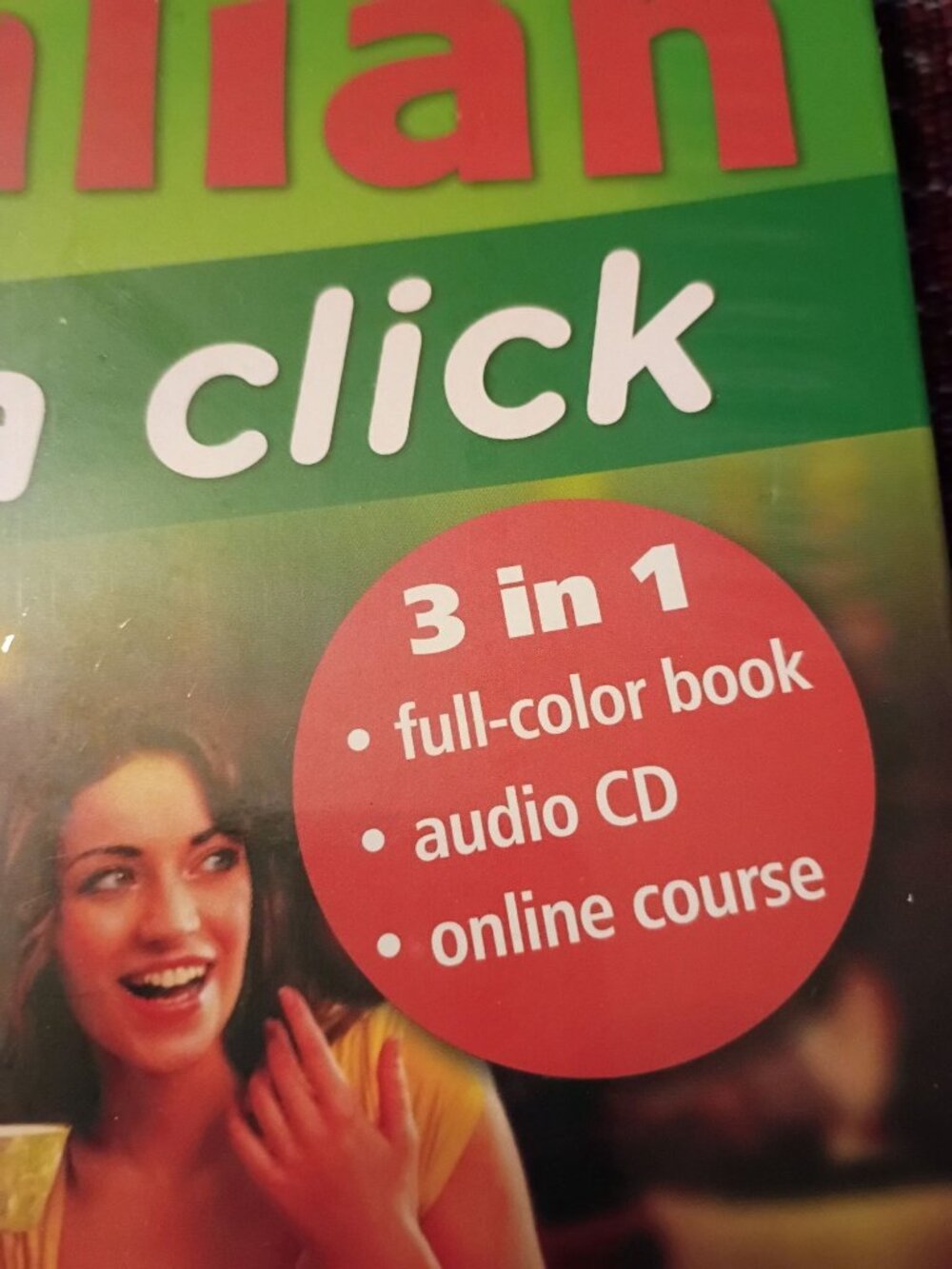 Merriam-Websters Easy Learning Italian In A Click 3-In-1 Full-Color Book Audio C - Picture 5 of 5